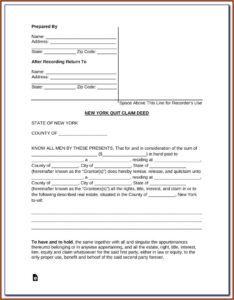 Kansas Quit Claim Deed Forms Free