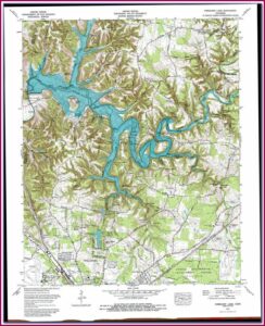 Lake Erie Western Basin Topo Map