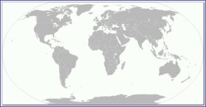 Large Blank World Map Poster