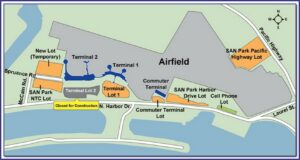 Lax Long Term Parking Lot Map