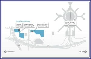 Lax Long Term Parking Map
