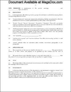Legal Prenuptial Agreement Form