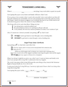 Living Will Form Mn Free