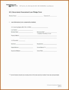 Loan Agreement Form Template