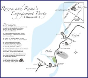 Making A Map For Wedding Invitations