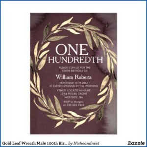 Male 30th Birthday Party Invitations