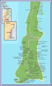 Map Of Belize And Surrounding Islands