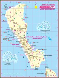 Map Of Boracay Hotels