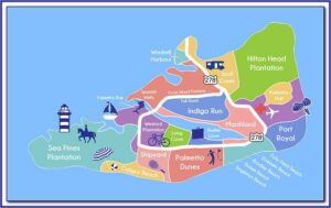 Map Of Hotels Hilton Head Sc