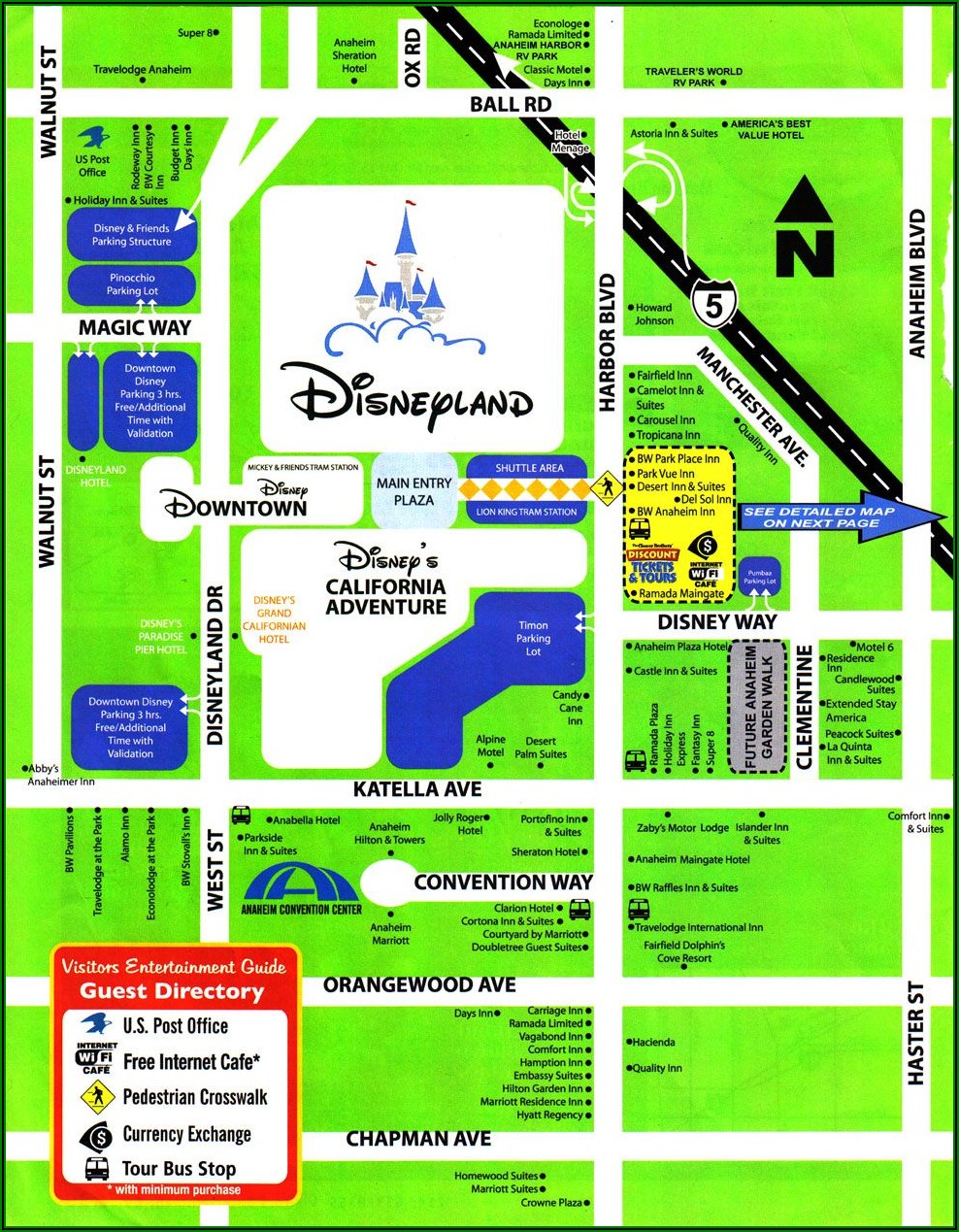 Map Of Hotels Near Anaheim Convention Center