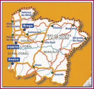 Map Of Portugal Showing Vilamoura