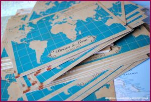 Map Wedding Invites