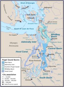 Marine Area 9 Puget Sound Map