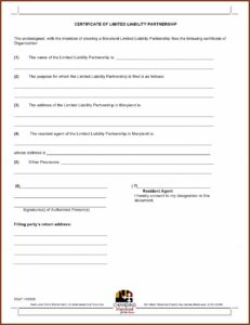 Maryland Domestic Partnership Forms
