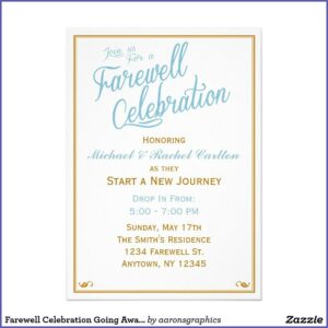 Matric Farewell Invitation Templates