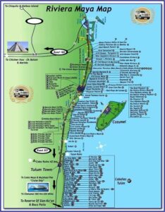 Mayan Riviera Hotel Map Locations