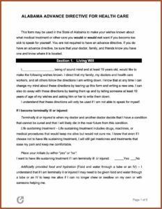 Medical Directives Form