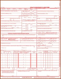 Medicare 1500 Claim Form