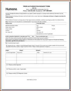 Medicare Part B Prior Auth Form For Medications