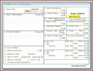 Michigan Substitute Form 1099 G