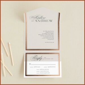 Minted Wedding Invitations All In One
