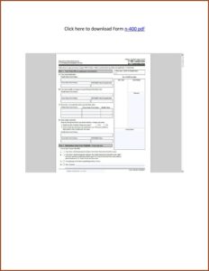 N 400 Form Pdf