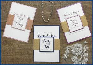 Navy And Rose Gold Wedding Invitations Uk