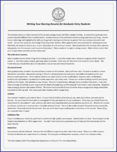 New Grad Nurse Resume Templates