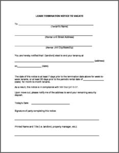 New Mexico Eviction Notice Form