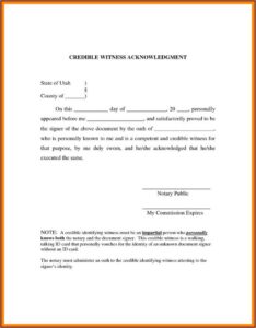 North Carolina Notary Sample Forms