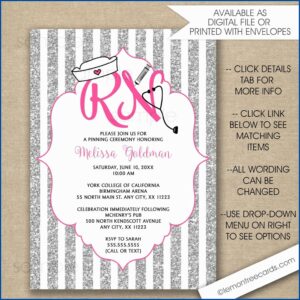 Nurse Graduation Invitation Templates Free