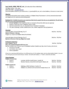 Nurse Practitioner Resume Templates