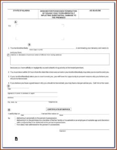 Nys 3 Day Eviction Notice Form