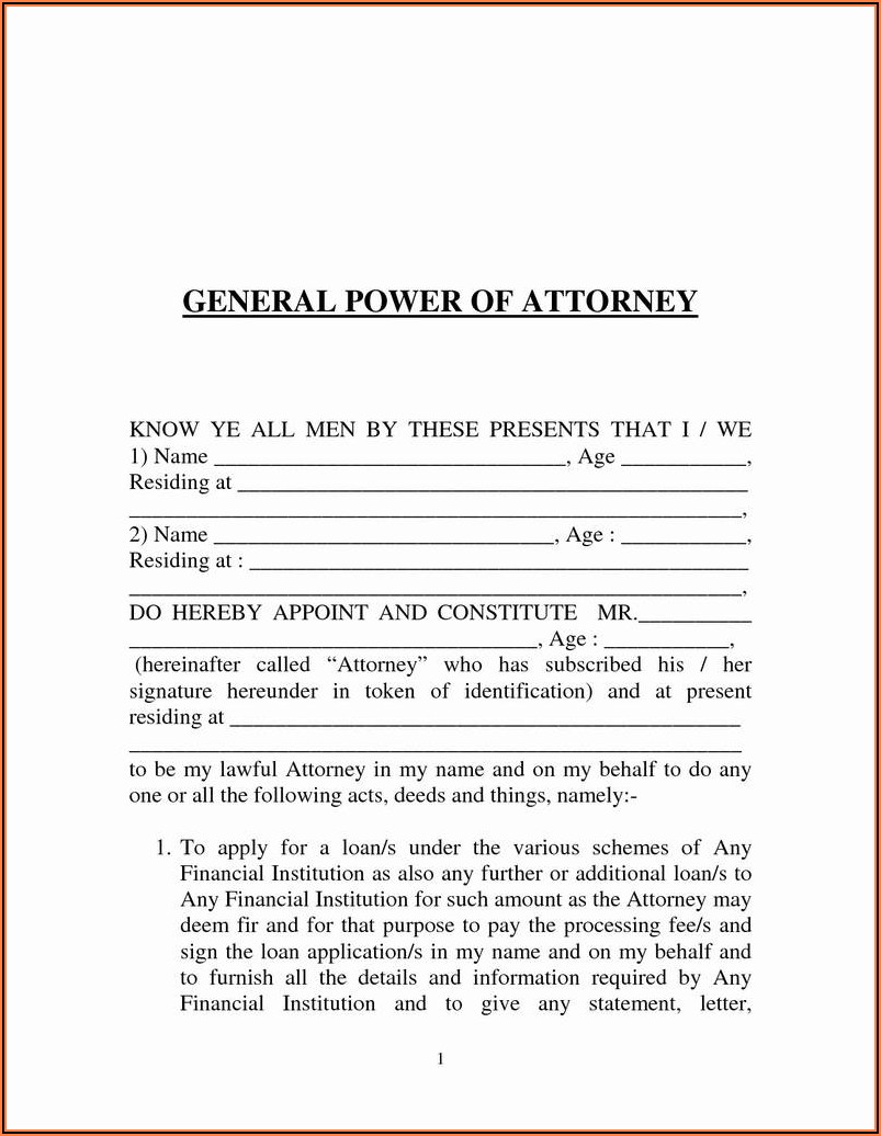 Nys Power Of Attorney Form 2017 Pdf
