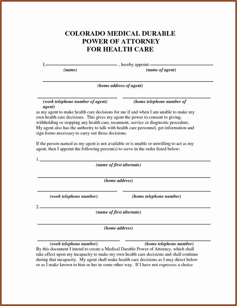Nys Power Of Attorney Forms