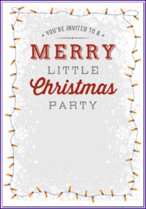 Office Christmas Party Flyer Templates
