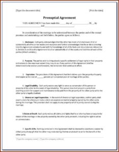 Oklahoma Prenuptial Agreement Form
