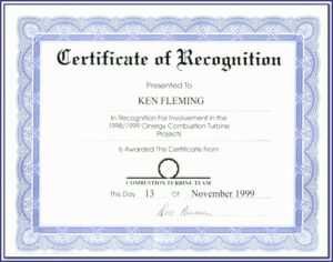 Ordination Certificate Templates