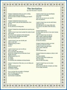 Oriah Mountain Dreamer The Invitation Poem Pdf