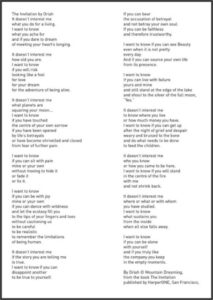 Oriah Mountain Dreamer The Invitation Text Deutsch