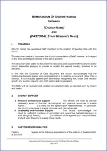 Partnership Agreement Document Template