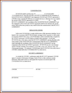 Partnership Buyout Agreement Form