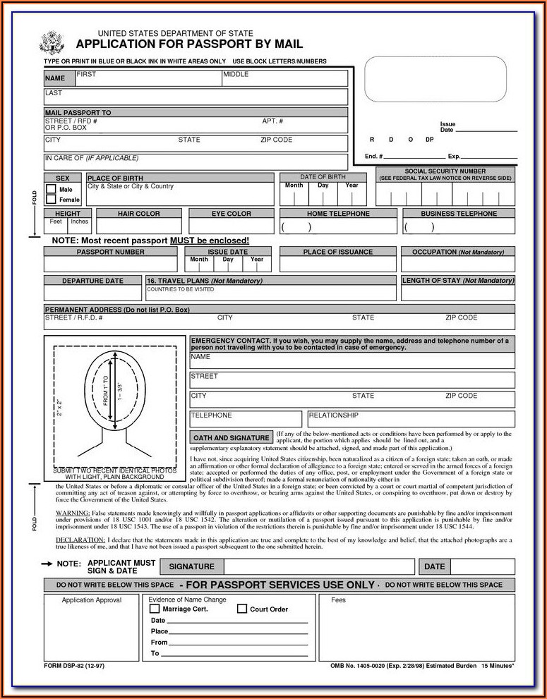 Passport Renew Application Form Bangladesh