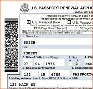 Passport Renewal Form Ds 82