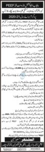 Peef Scholarship Form 2020 Last Date
