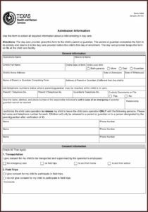 Pneumococcal Vaccine Consent Form Texas