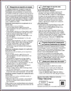 Pneumovax 23 Vaccine Consent Form