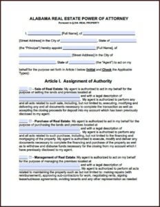 Power Of Attorney Form Real Estate Closing Texas