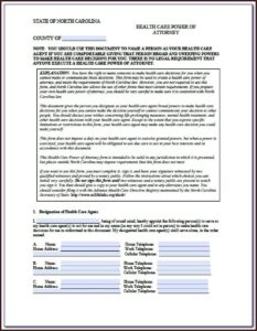 Power Of Attorney Form South Carolina Dmv