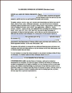 Power Of Attorney Form Virginia Real Estate